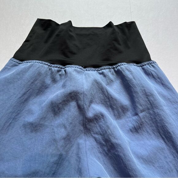 Spread Good Cheer Maternity Pants Size Medium Sky Blue Pull on Flare leg - Picture 7 of 10